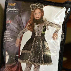 Broken Doll Costume Girls Kids 12/14